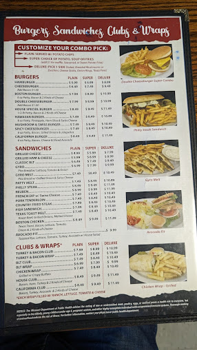 Joplin Café menu 2
